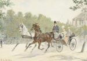 A Carriage Ride by Hans Gottfried Wilda