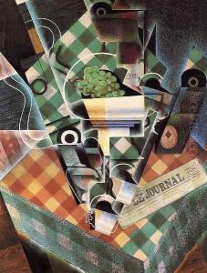Still Life With Checked Tablecloth