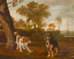Zwei Hunde. by Jan Wildens