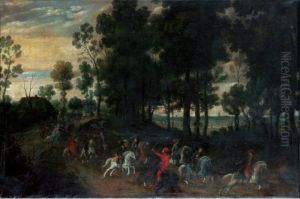 Landscape With Horsemen Landscape With Horsemen