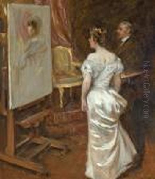 The Artist And His Model - view 1