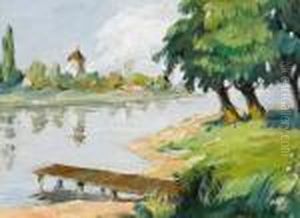 Shoreline With Dock