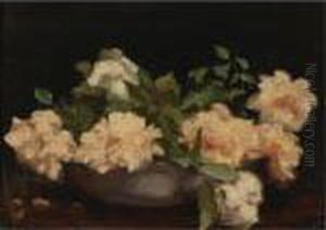 Peonies In A Bowl