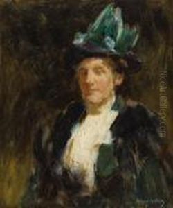 Study Of A Lady In Green