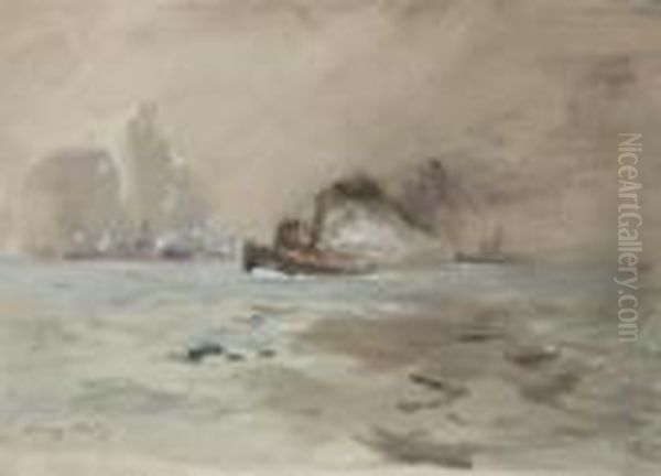 ''tugboat In The Fog'' - view 1