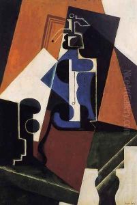 Seltzer Bottle and Glass by Juan Gris