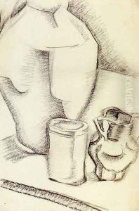 Grill Life with Goblet by Juan Gris