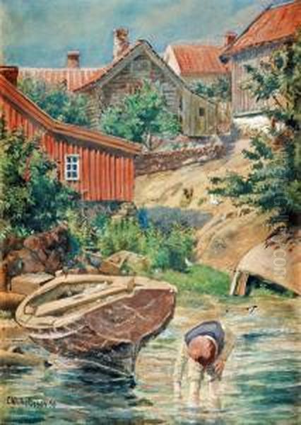 Wading Boy - view 1