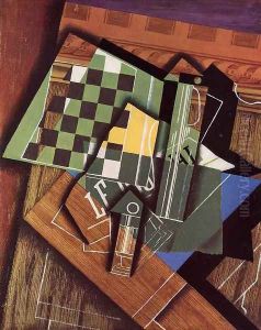 The Checkerboard by Juan Gris