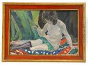 Nakenmodell by Carl Wilhelm Wilhelmson