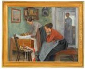 Det Sjuka Barnet by Carl Wilhelm Wilhelmson