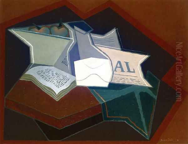Compotier, Carafe and Open Book - view 1