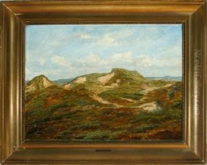 Sand Dunes Near Skagen Village, Denmark by Johannes Martin Fastings Wilhjelm
