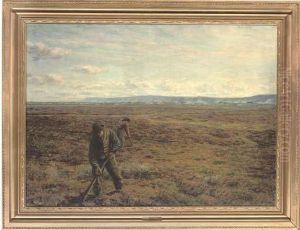 Tilling The Field by Johannes Martin Fastings Wilhjelm