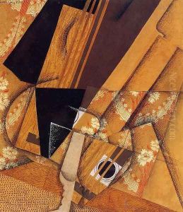 Guitar and Glass by Juan Gris