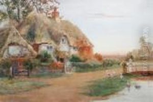 The Old Homestead, Bedfordshire by Arthur Stanley Wilkinson