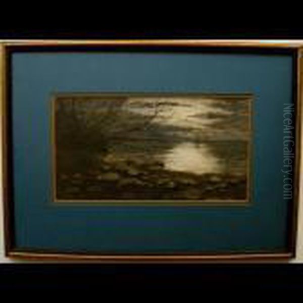 Moonlit Lake - view 1