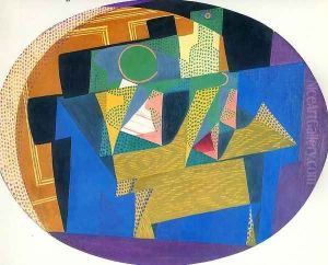 Fruit Bowl with Bottle I by Juan Gris