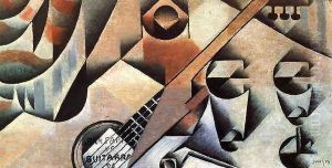 Guitar and Glasses by Juan Gris