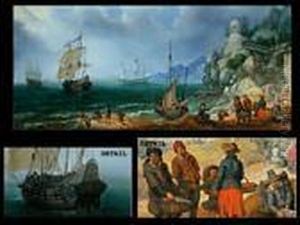 Felsige Kustenlandschaft Mit Segelschiffen Und Fischern by Adam Willaerts