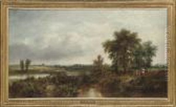 An Outing On The River; And Waiting For Their Return - view 1