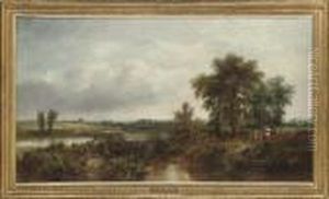 An Outing On The River; And Waiting For Their Return