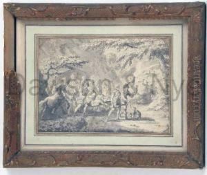 Woodland Hunt Scene With Mythological Elements Woodland Hunt Scene With Mythological Elements