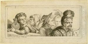 Wirtshaus Szene by Johann Georg Wille