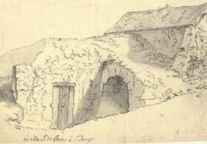 Part Of The Old Walls Of Paris by Johann Georg Wille