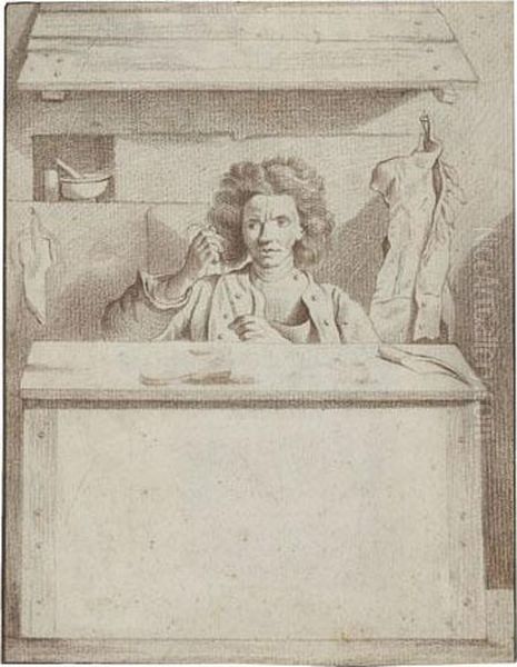 Study Of A Tradesman - view 1