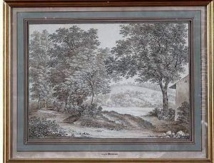 maison En Lisiere D'un Bois by Johann Georg Wille