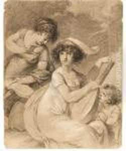 La Lecon De Musique by Pierre-Alexandre Wille