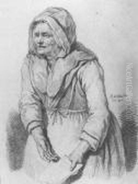 Portrait Of An Old Woman - view 1