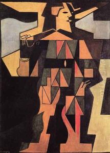 Harlequin by Juan Gris