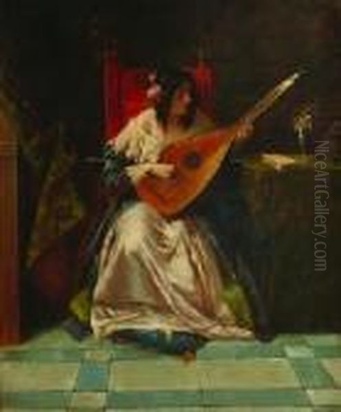 The Lute Player - view 1