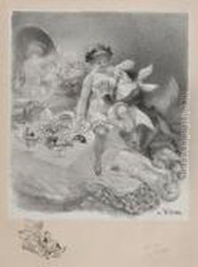 Erotic Prints by Adolphe Willette
