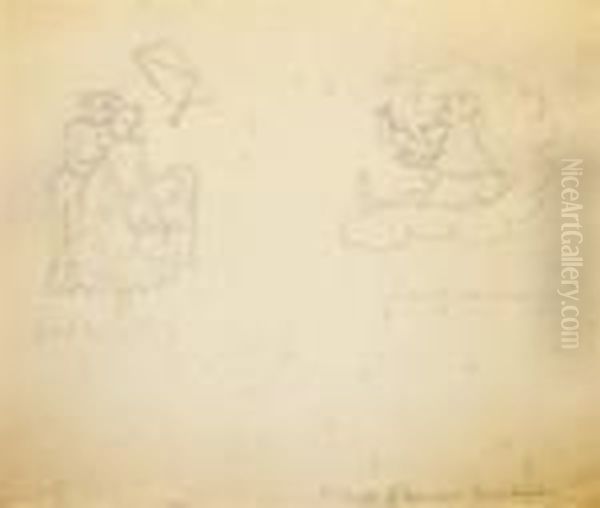 Caricature D'henri Riviere - view 1