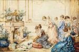 Le Cadeau Tant Desire by Adolphe Willette