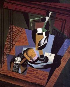 The Packet of Tobacco by Juan Gris