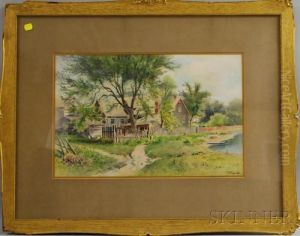 New England Farmhouse by Frederick Dickinson Williams
