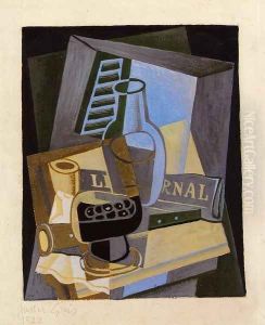 Still Life in Front of the Wiindow by Juan Gris