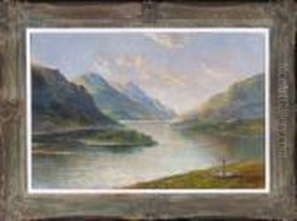 "loch Shiel" With The Prince Charles Memorial In The Foreground. - view 1