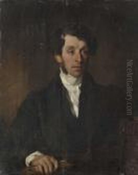Portrait Of A Man Said To Be John Hill Hawkstone - view 1
