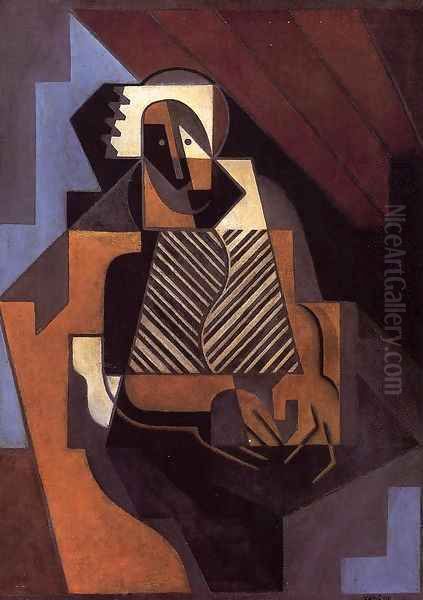 Seated Peasant Woman 1918 - view 1