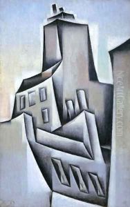 Houses in Paris by Juan Gris