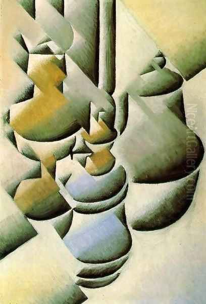 Still Life with Oil Lamps 1911-1912 - view 1
