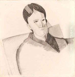 Portrait de Madame Cezanne (d'apres Paul Cezanne) by Juan Gris
