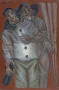 Arlequin et Pierrot by Juan Gris