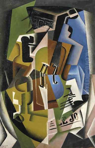 Violon et journal - view 1