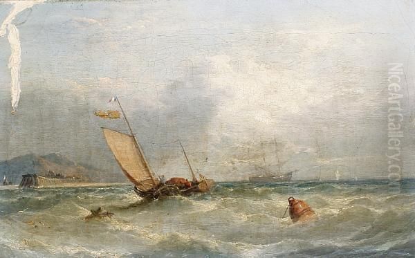 Fishermen Off The English Coast - view 1